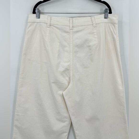 Marine Layer Cream Wide Leg Pants - Picture 12 of 14